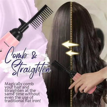 Unisex Comb and Cream Hair Straightener - Effortless Hair Styling for All